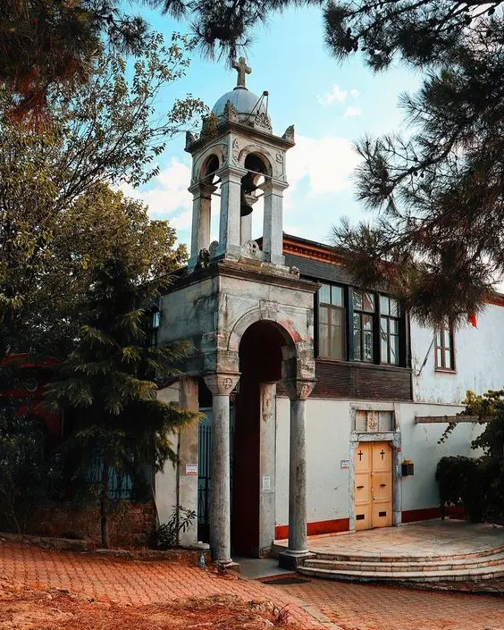 The bell tower of Aya Yorgi Church